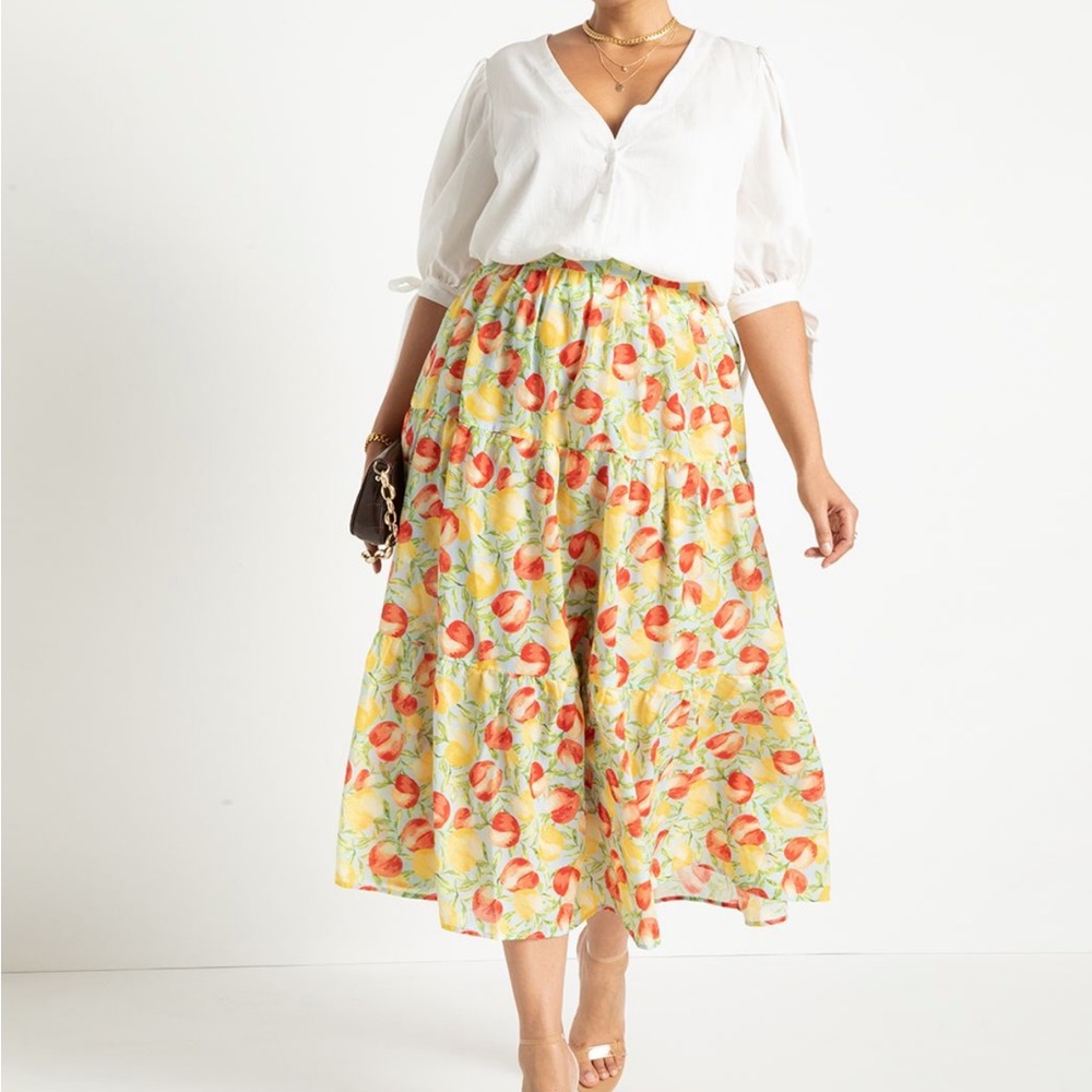 Eloquii Tiered Maxi Skirt 18/20”